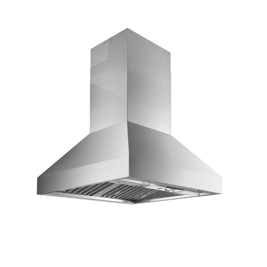 Proline PLJI 103 - Ducted Island Range Hood, 1200 CFM | Stainless Steel Finish, Outdoor Rated Finish Option - PLJI 103.36