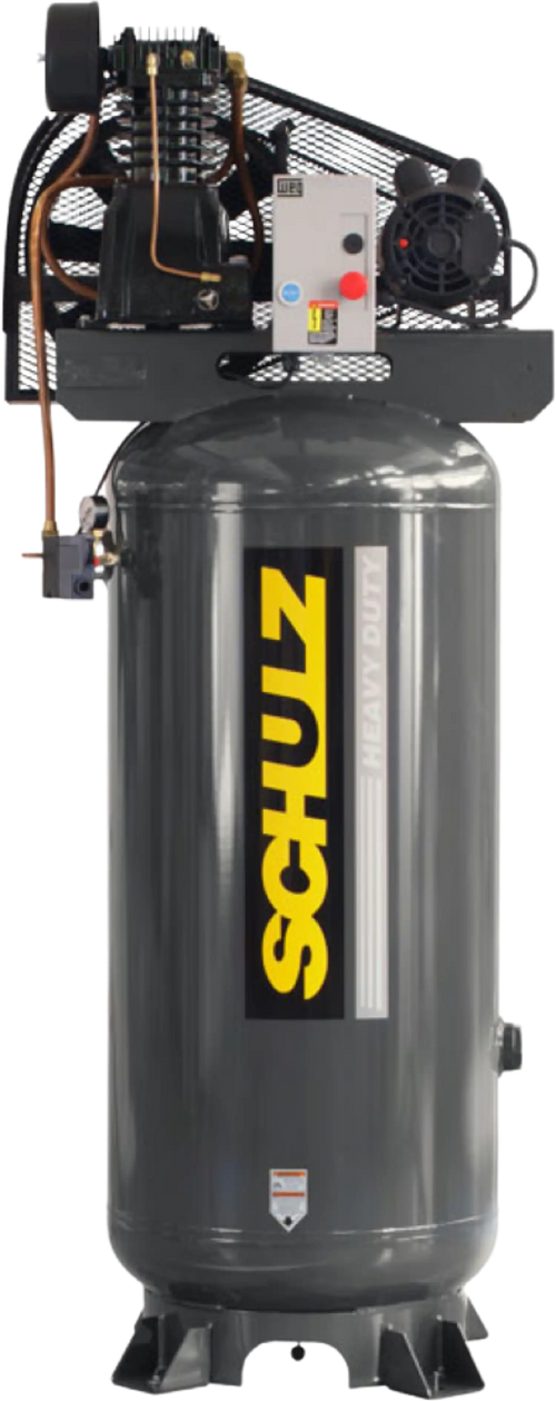 Schulz L-Series Air Compressor 3 HP 60 gal. Single Stage 220V 1-Phase Vertical  - 932.3438-0