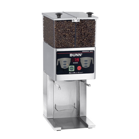 Bunn FPG-2 DBC Portion Control Dual Hopper French Press Grinder - BU364000000