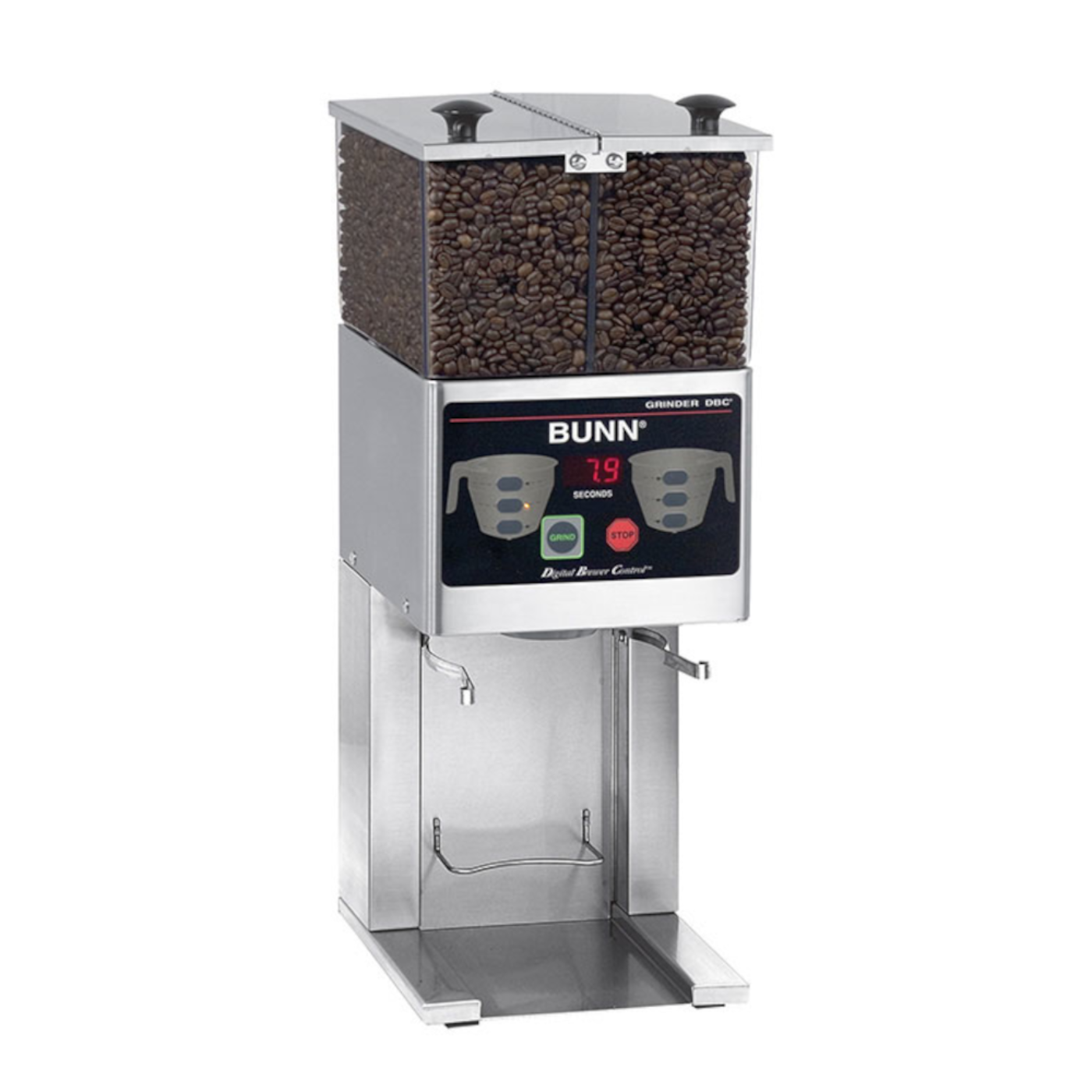 Bunn FPG-2 DBC Portion Control Dual Hopper French Press Grinder - BU364000000