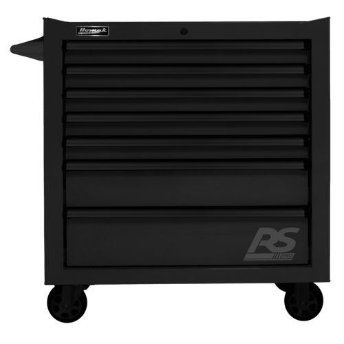 Homak 36" RS Pro 7 Drawer Rolling Cabinet -  BK04036070