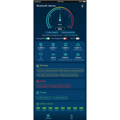 EPOCH 36V 50Ah or 100Ah | Heated & Bluetooth | Lifepo4 Battery - B3650A-Epoch-1