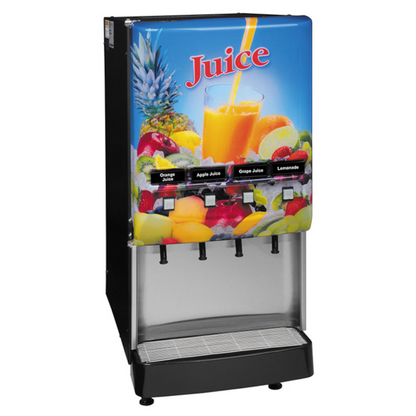 Bunn JDF-4S Silver Series 4-Flavor Cold Beverage System - BU373000004