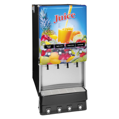 Bunn JDF-4S Silver Series 4-Flavor Cold Beverage System - BU373000054
