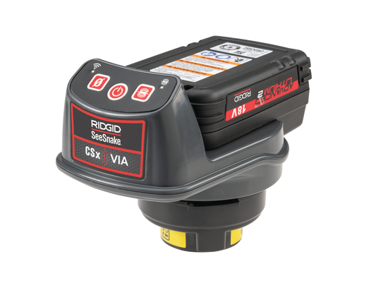 RIDGID SeeSnake CSx Via System with 2 Batteries and Charger, KIT, CSX VIA+2BATT/CHGR - 66528