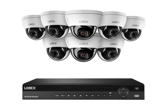 Lorex Elite Series 4K 16 Camera Capable 4TB Wired NVR System with 4MP (2K) A4 IP Dome Cameras - N2K4-168WD-A4