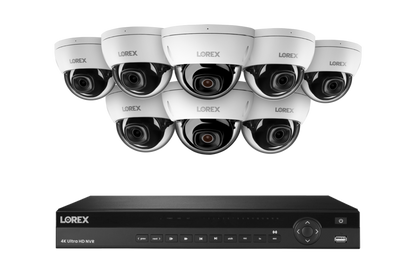 Lorex Elite Series 4K 16 Camera Capable 4TB Wired NVR System with 4MP (2K) A4 IP Dome Cameras - N2K4-168WD-A4