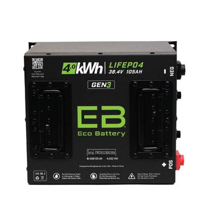 Eco Battery 38V 105AH Battery Bundle / Yamaha G1-G16 - B-3540