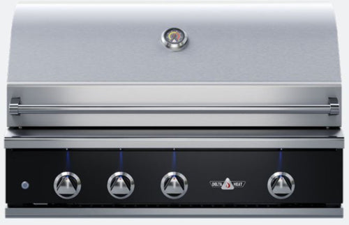 Delta Heat 38 Inch Black Propane Grill W/ Rotisserie and Sear Zone - DHBQ38RS-KL