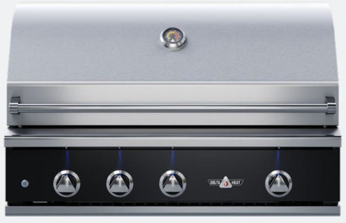 Delta Heat 38 Inch Black Propane Grill with Rotisserie - DHBQ38R-KL