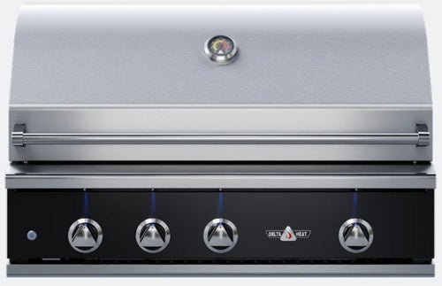 Delta Heat 38 Inch Black Natural Gas Grill W/ Rotisserie and Sear Zone