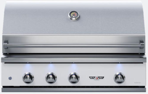Delta Heat 38 Inch White Propane Grill W/ Rotisserie and Sear Zone - DHBQ38RS-WL
