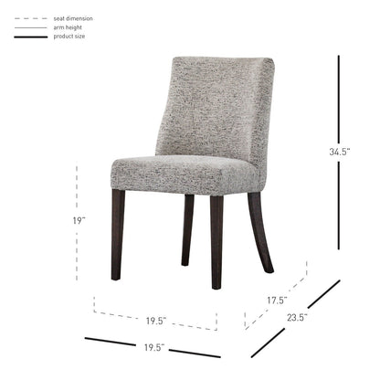 New Pacific Direct New Paris Fabric Chair, (Set of 2) 3900043-328