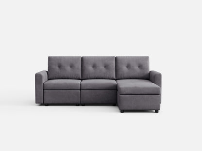 LINSY HOME RUBIK III 3 Seats with Ottoman - US-LH-SPF-Sofa-S800-F11-31-0-00