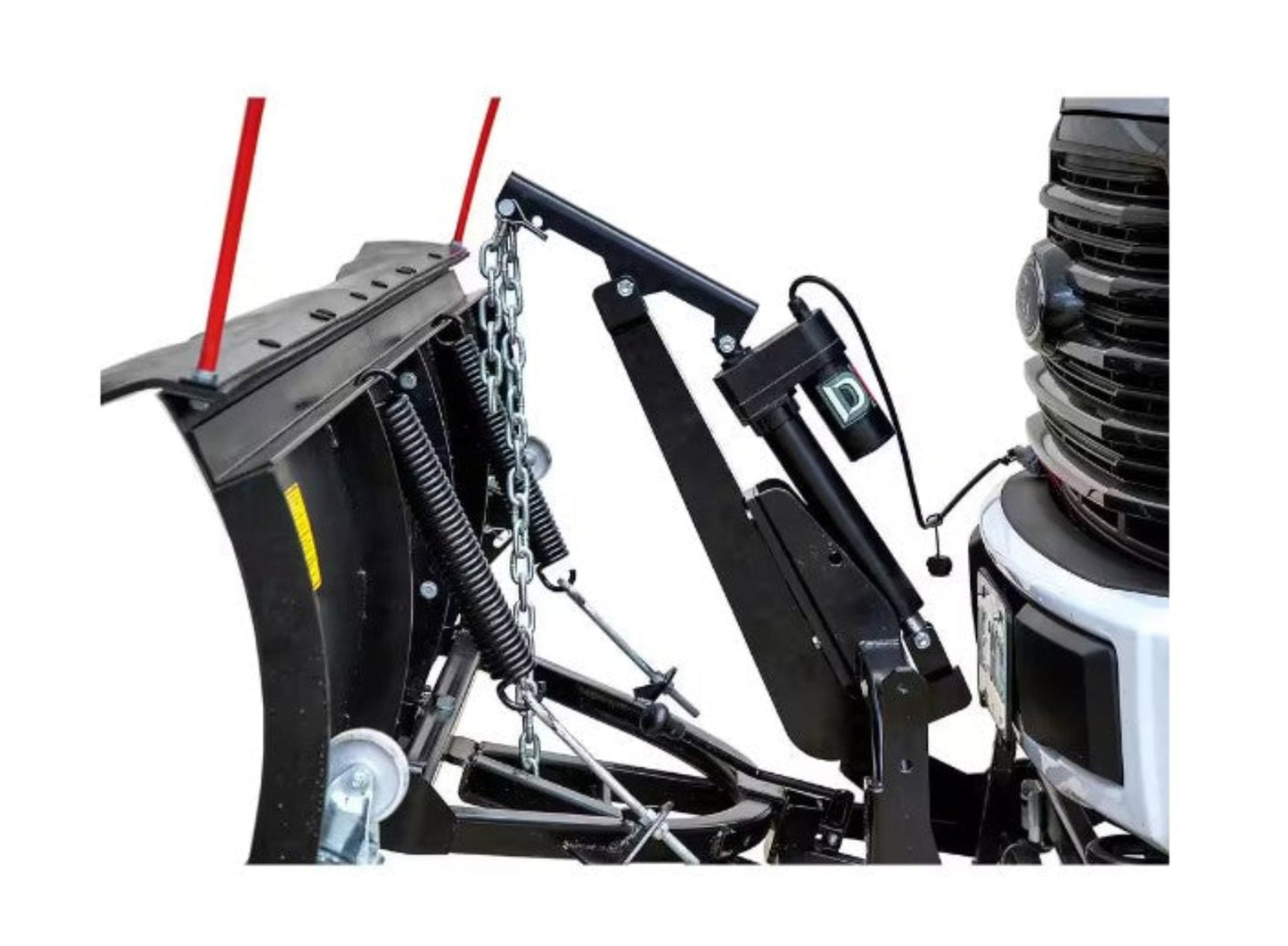 DK2 STOR8422ELT Storm II Elite 84 x 22 in. Custom Mount Snow Plow Kit with Actuator Lift New - STOR8422ELT