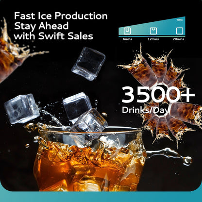 Euhomy Lucid L1 Cube Commercial Ice Maker