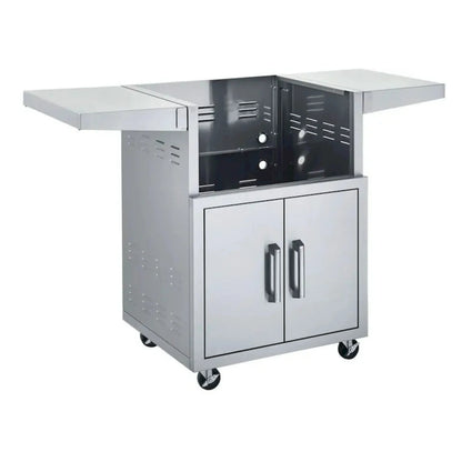 Broilmaster B-Series Basic Edition 25-Inch 3-Burner Premium Natural Gas Grill and Grill Cart in Stainless Steel - AP2-BSB253NLN