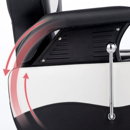 OmySalon BC1201 Classical Style Heavy Duty Hydraulic Reclining Barber Chair - G59000267