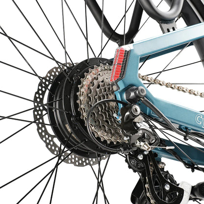 Samson Cycrown Dremax Electric Commuter Bike Step-Over Frame 852W 28 MPH 65 Mile Range 48V New - DREMAX-TEAL
