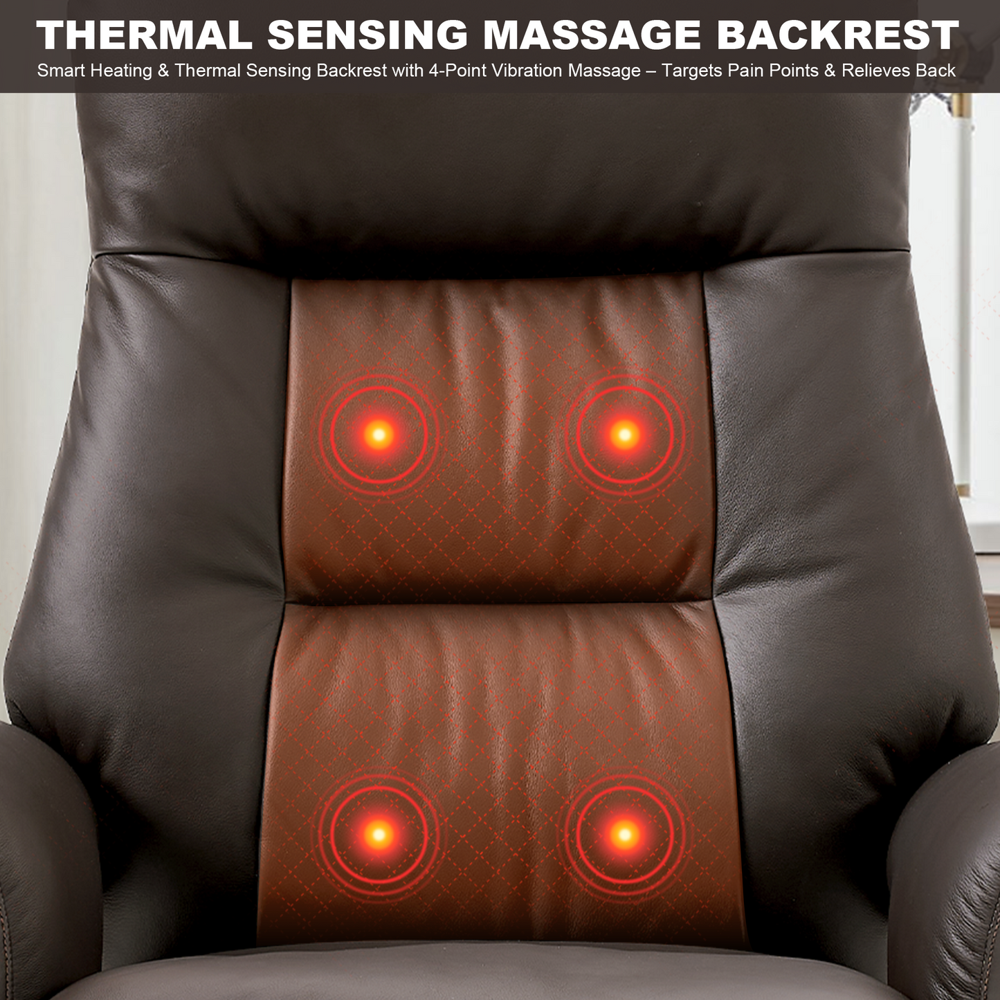 Kinnls Pelle Massage Executive Chair - GF6A19MCHV5