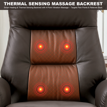 Kinnls Pelle Massage Executive Chair - GF6A19MCHV5