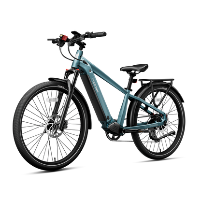 Samson Cycrown Dremax Electric Commuter Bike Step-Over Frame 852W 28 MPH 65 Mile Range 48V New - DREMAX-TEAL