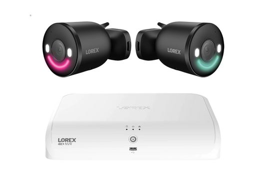 Lorex Fusion Series 4K+ 16 Channel (8 Wired + 8 Fusion Wi-Fi) 2TB Wired System with Spotlight Indoor/Outdoor Cameras - N910-2LB