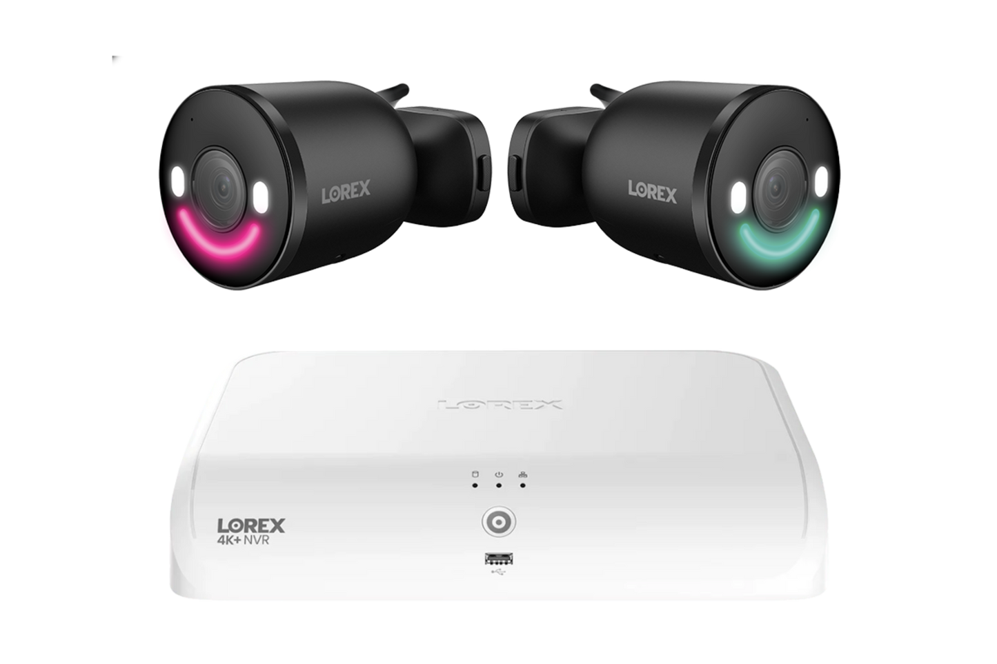 Lorex Fusion Series 4K+ 16 Channel (8 Wired + 8 Fusion Wi-Fi) 2TB Wired System with Spotlight Indoor/Outdoor Cameras - N910-2LB
