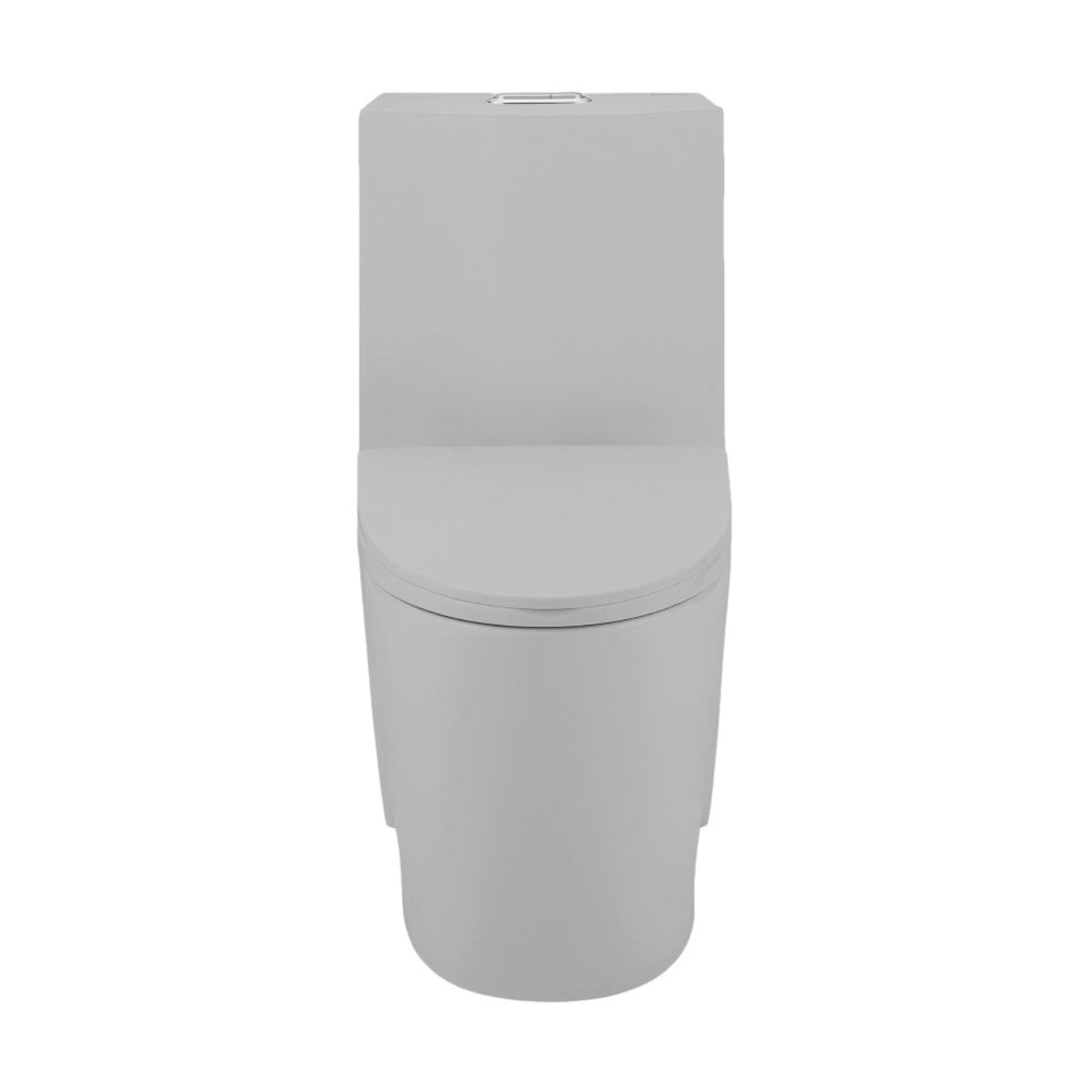 Swiss Madison St. Tropez One-Piece Elongated Toilet Vortex Dual-Flush 1.1/1.6 gpf in Matte Gray - SM-1T254MG
