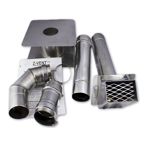 Eccotemp 3" Stainless Steel Horizontal Vent Kit - 1779612072658_456