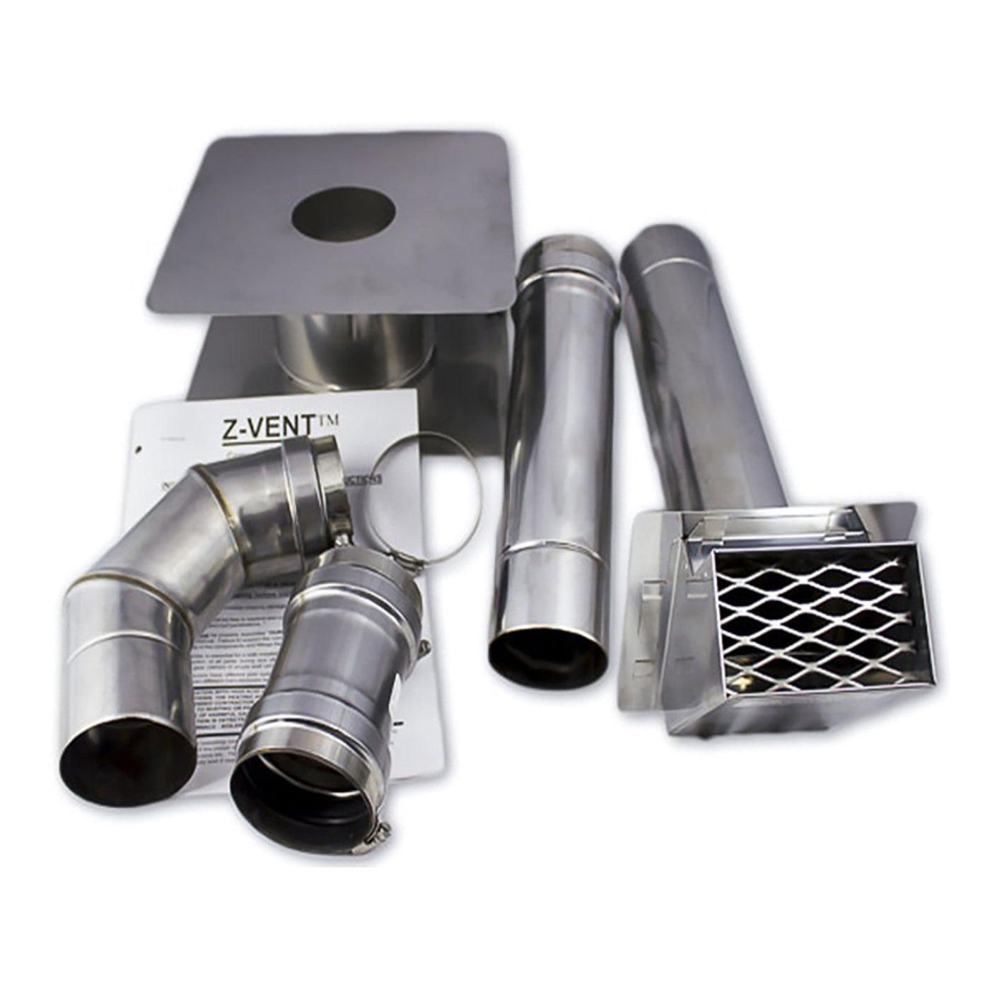 Eccotemp 3" Stainless Steel Horizontal Vent Kit - 1779612072658_456