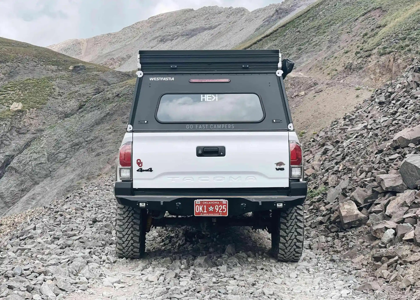 Backwoods Adventure Hi-Lite Overland Toyota Tacoma Rear Bumper 3rd Gen (2016-2023) - BWTY3T-209035B