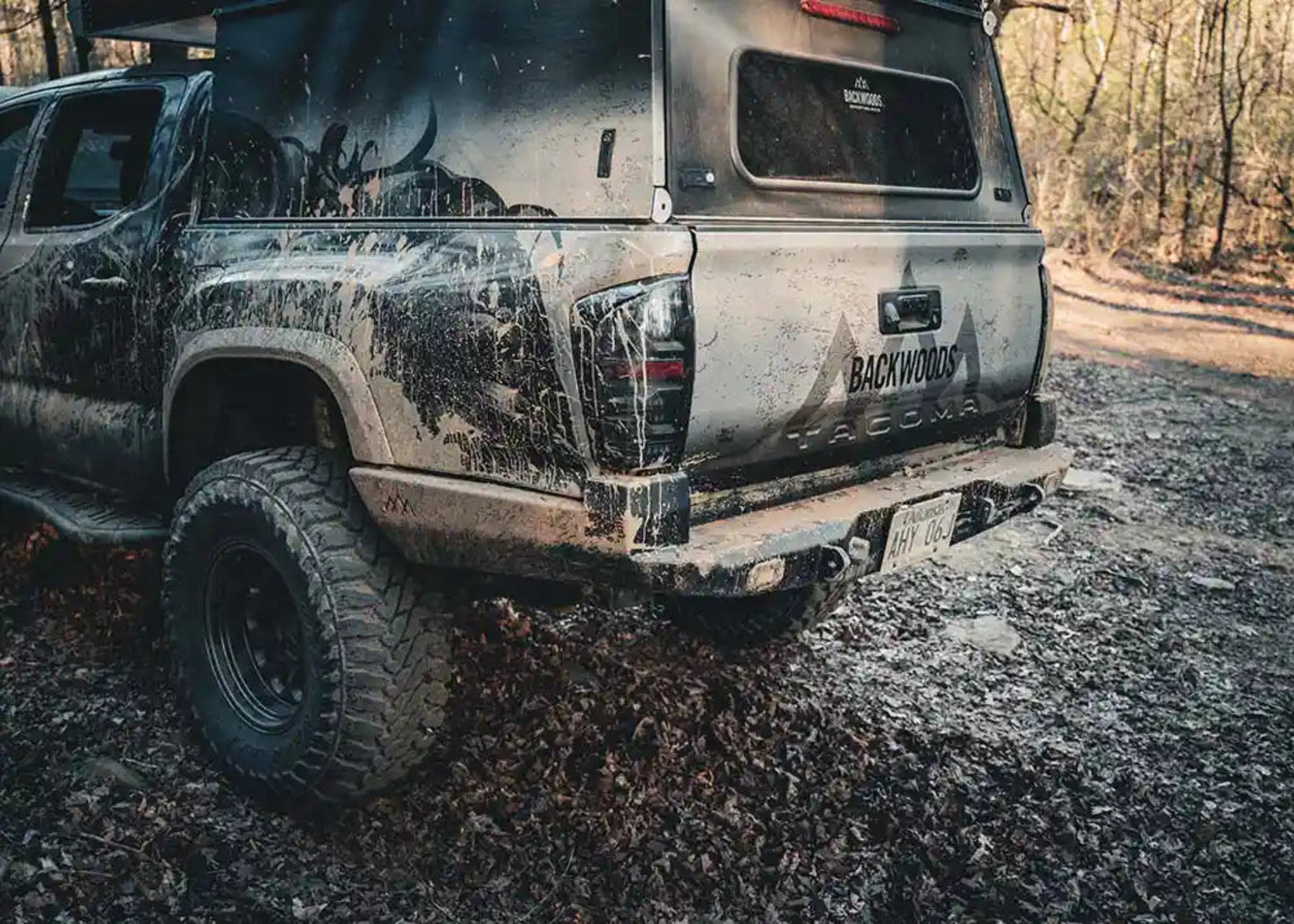 Backwoods Adventure Hi-Lite Overland Toyota Tacoma Rear Bumper 3rd Gen (2016-2023) - BWTY3T-209035B