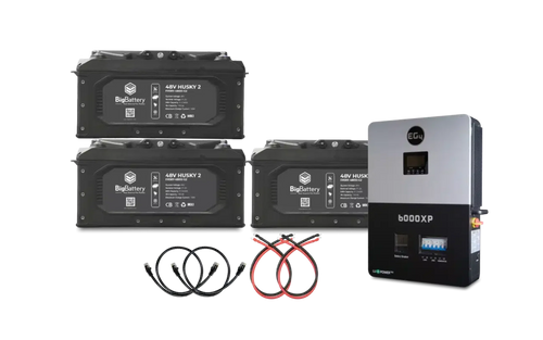 Big Battery 48V 3X HUSKY 2 KIT – EG4 6K OFF-GRID INVERTER - K0706