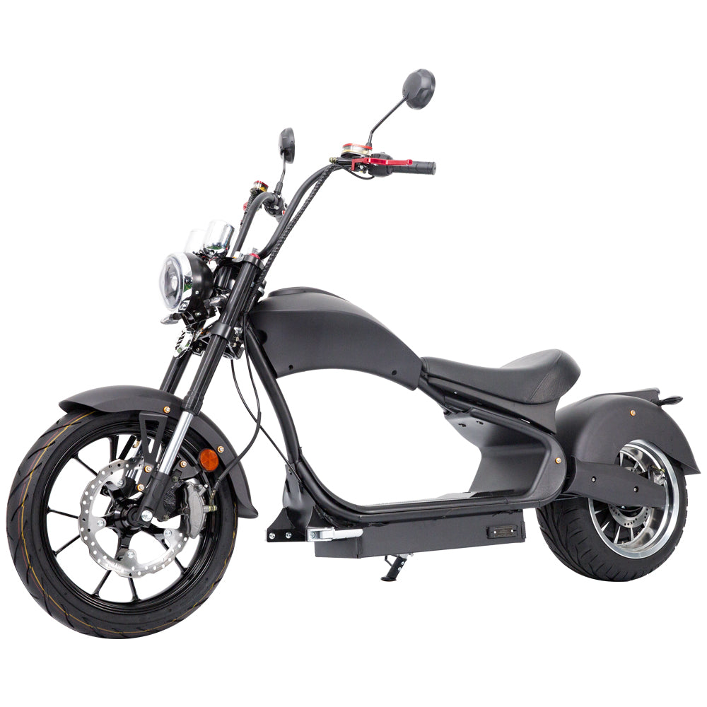 4000w-45MPH SoverSky MH3 Lithium Chopper Scooter Electric Motorcycle