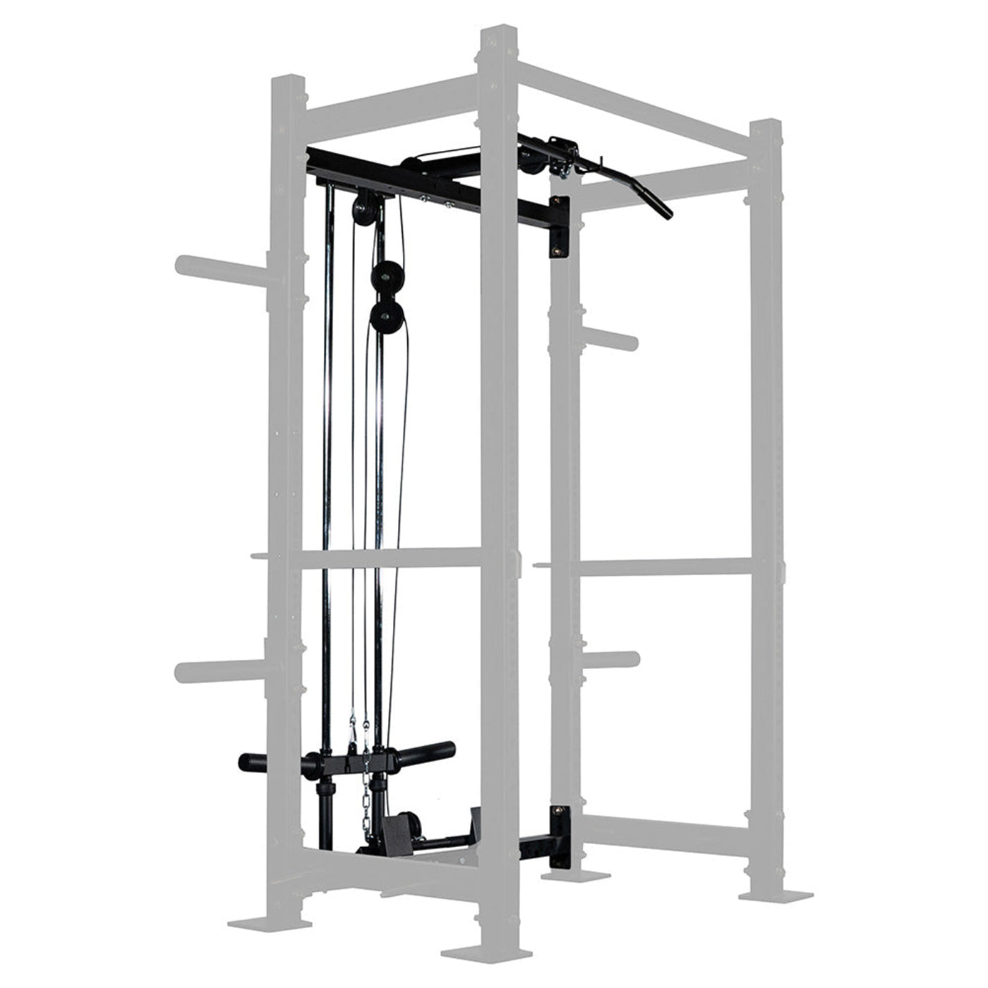 Titan fitness Lat Tower Rack Attachment Fits T-3 & X-3 Series Bolt-Down Power Racks - 401035