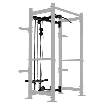 Titan fitness Lat Tower Rack Attachment Fits T-3 & X-3 Series Bolt-Down Power Racks - 401035