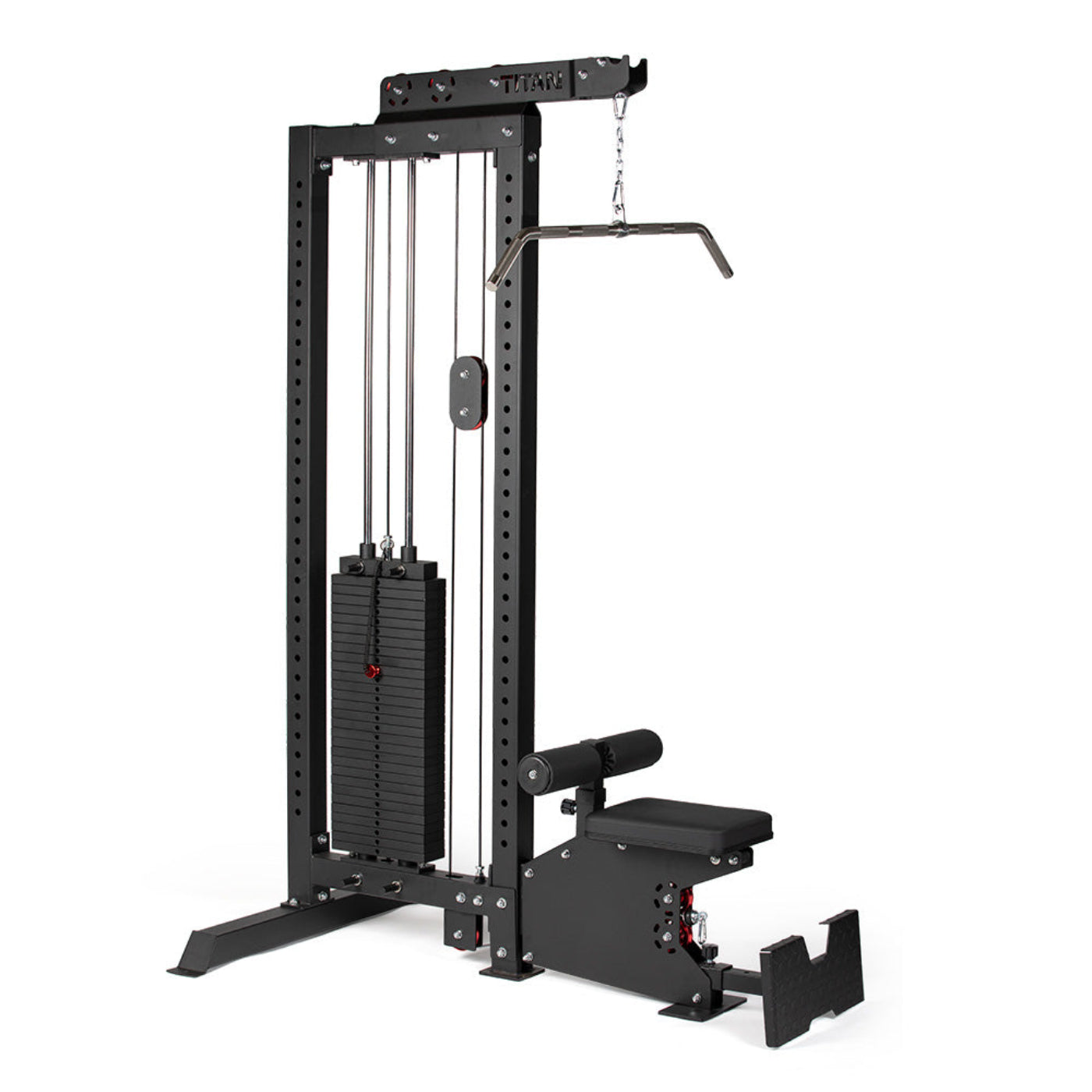 Titan fitness Lat Tower Pulldown & Cable Row Machine  - 300 LB Selector - 400467