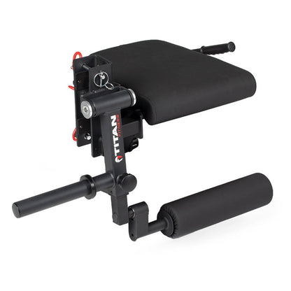 Titan fitness Rack Mounted Leg Curl and Extension Fits T-3 or X-3 Series - 401828