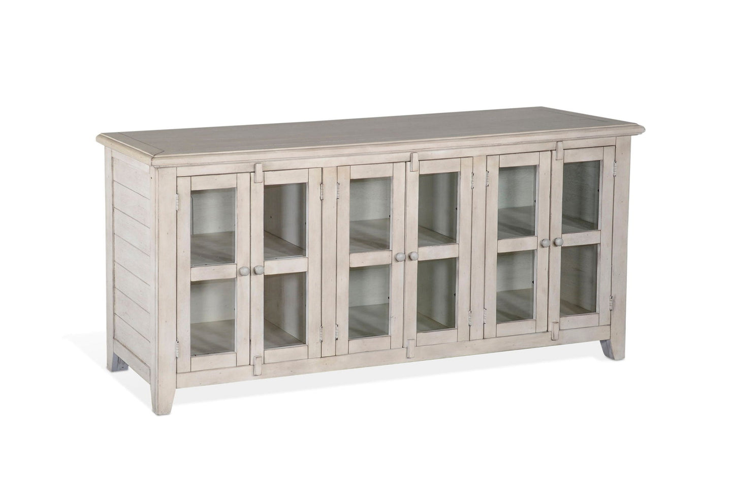 Sunny Designs 70" TV Console - Marble White - 3628MW-70