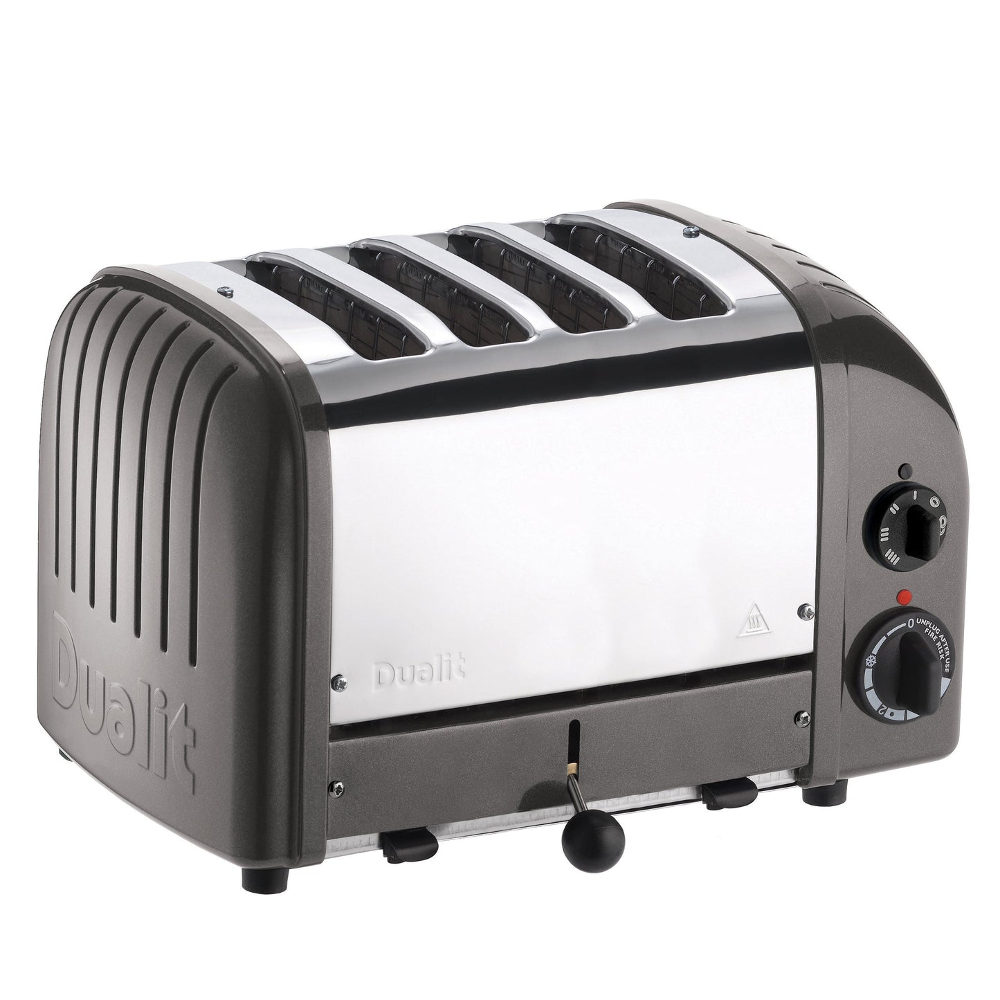 Dualit New Generation Classic 4-Slice Toaster in Metallic Charcoal - 40421