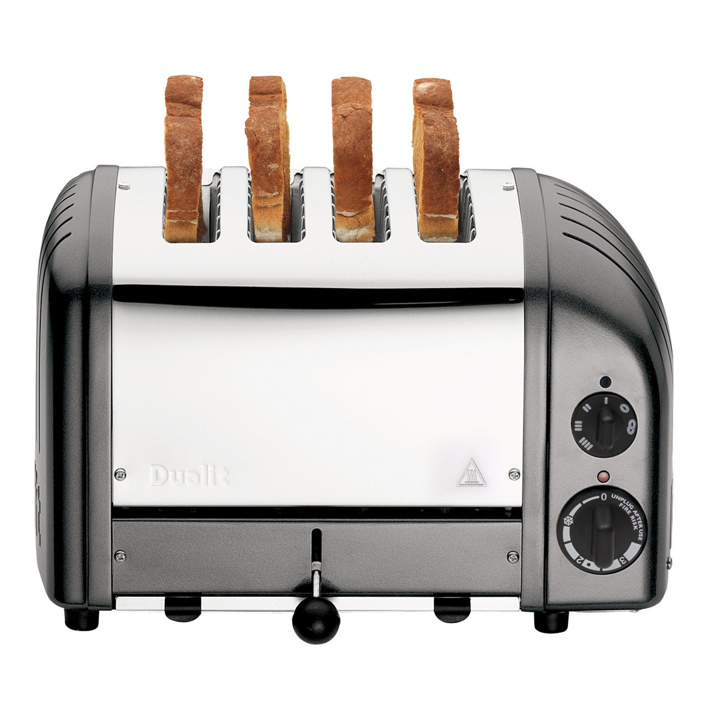 Dualit New Generation Classic 4-Slice Toaster in Metallic Charcoal - 40421