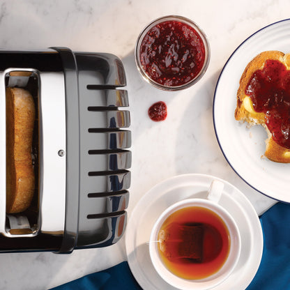 Dualit New Generation Classic 4-Slice Toaster in Metallic Charcoal - 40421