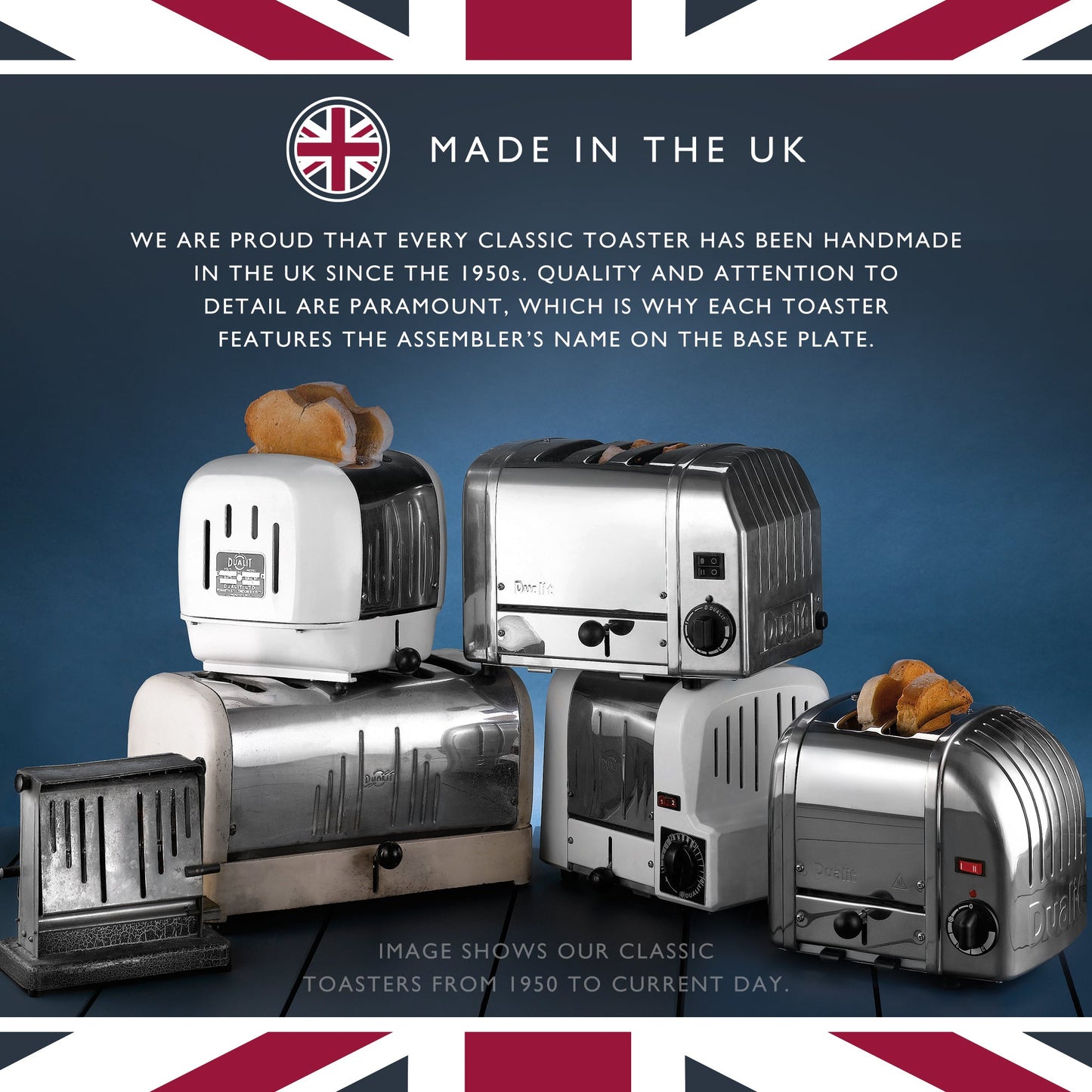 Dualit New Generation Classic 4-Slice Toaster in Metallic Charcoal - 40421