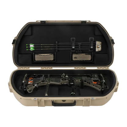 SKB Hard Protective Storage Case, Archery Bow & Arrow iSeries Shaped Case, Tan - 412825