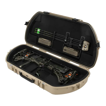 SKB Hard Protective Storage Case, Archery Bow & Arrow iSeries Shaped Case, Tan - 412825