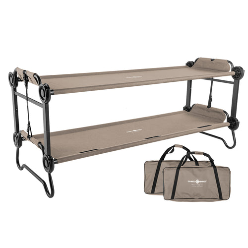 Disc-O-Bed Outdoor Convertible 2 Person Portable Camping Bunk Cots - 419678