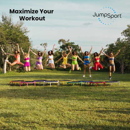 Disc-O-Bed JumpSport 350 PRO Fitness Trampoline, Cardio Workout Equipment, 39 Inch, Elevate - 415465