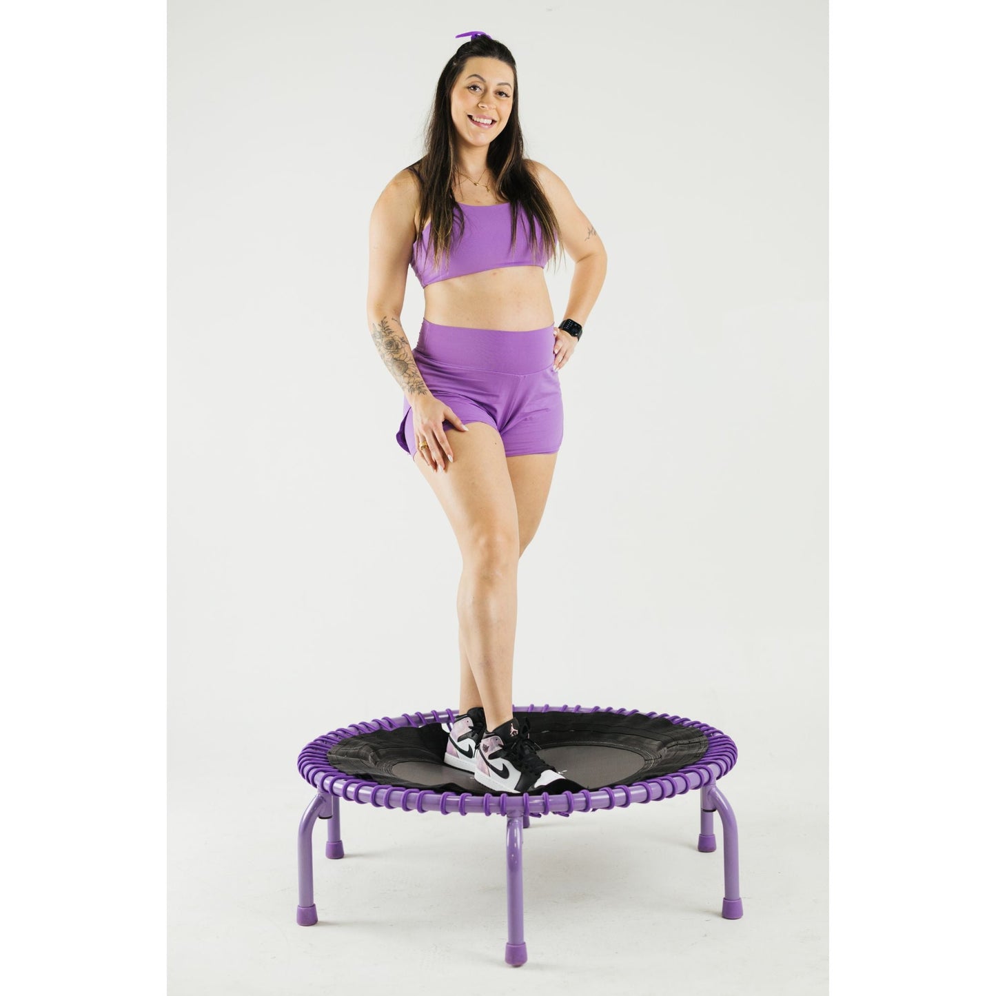 Disc-O-BedJumpSport 350 PRO Fitness Trampoline, Cardio Workout Equipment, 39 Inch, Inspire - 415470
