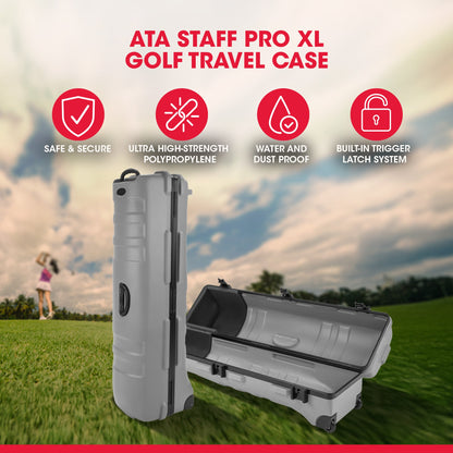 SKB Cases ATA Staff Pro XL Hard Plastic Storage Wheeled Golf Case  - 420456